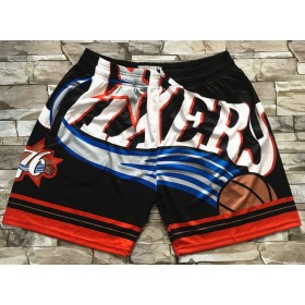 NBA Philadelphia 76ers Pantalones de Bolsillo para Hombre M001 Swingman